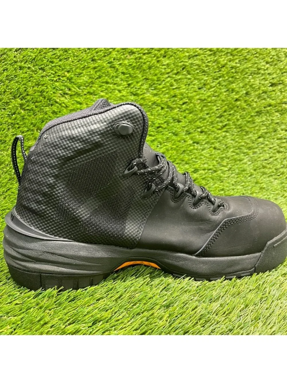 New Balance 989v1 Mens Size 9.5 Black Leather Composite Toe Safety Work Boots